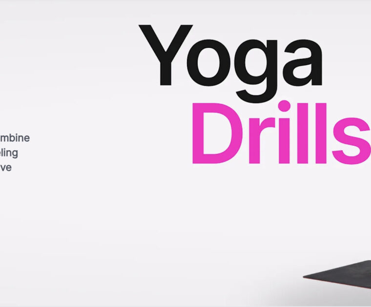 Peloton's Yoga Drills Collection.